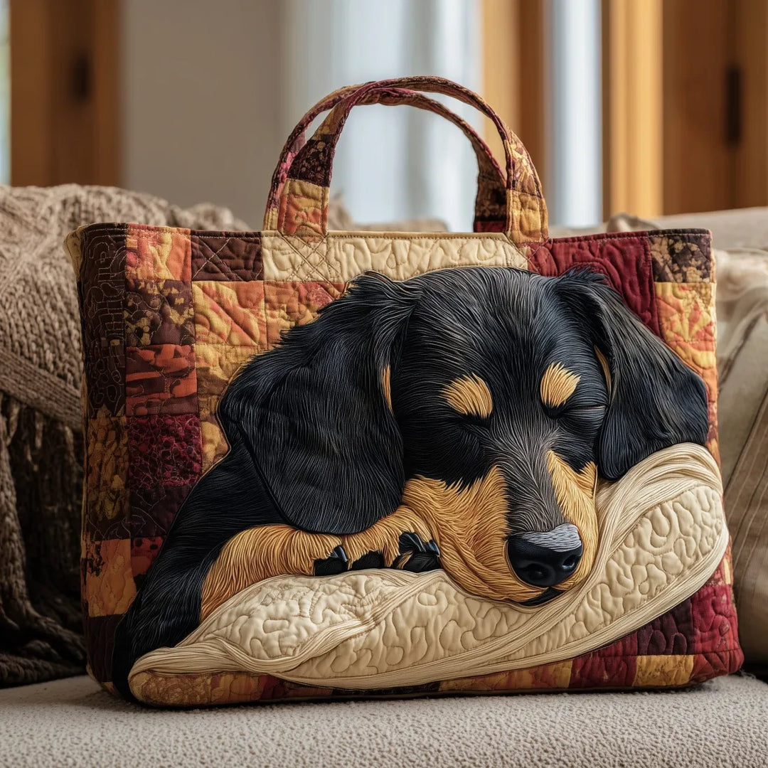 Bolso Hecho a Mano de Perro Salchicha