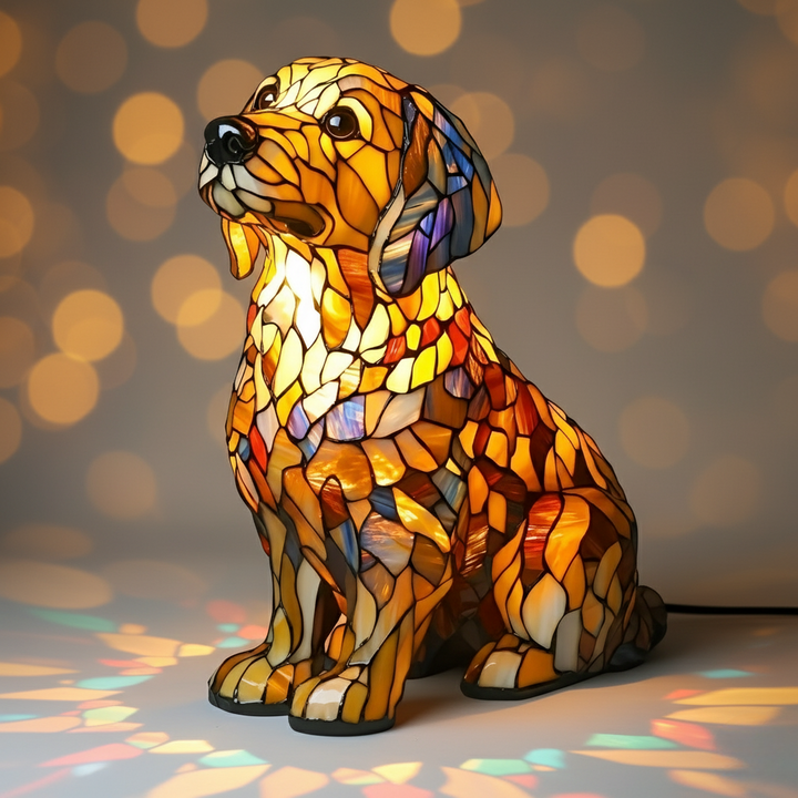 Estatuilla de Lily, el Golden Retriever Espiritual
