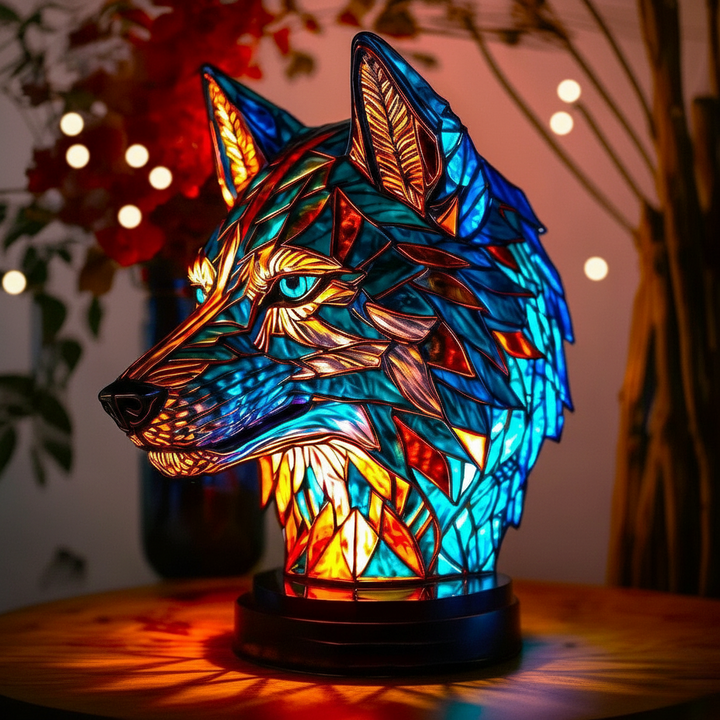Bo, Lámpara con Forma de Lobo