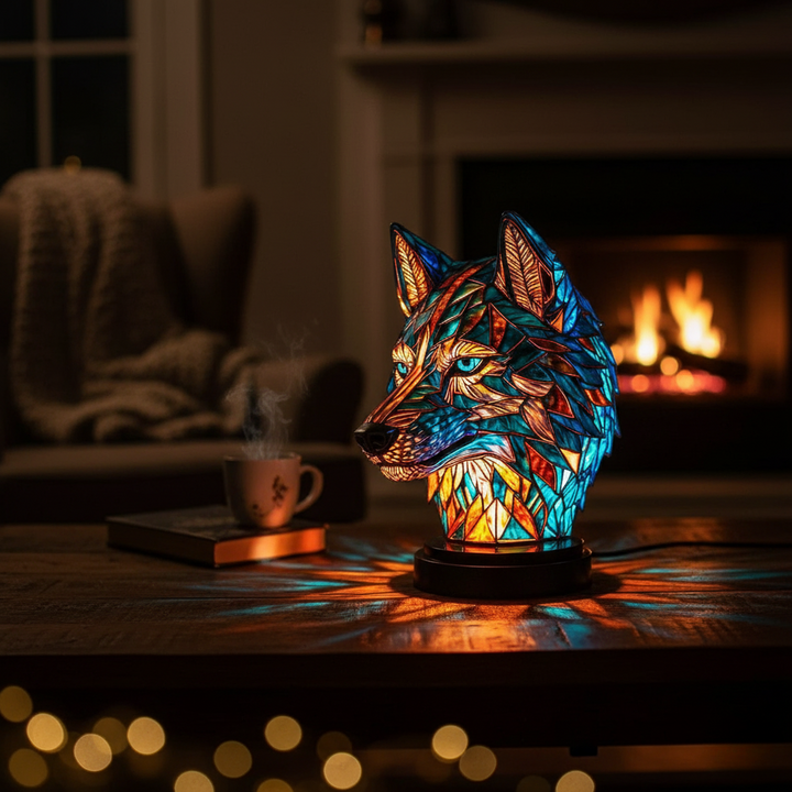 Bo, Lámpara con Forma de Lobo
