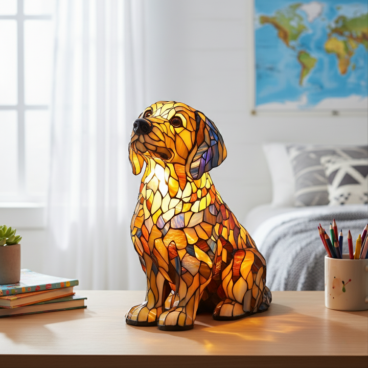 Buddy Radiante Perro de Oro Espiritual