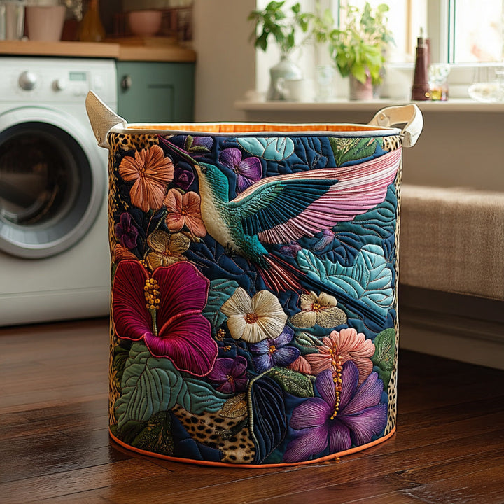 Cesta de Ropa Acolchada – con Colibrí NCU0DV566