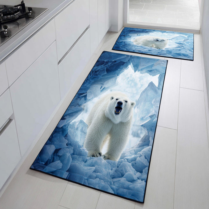 Tapete de Cocina Antideslizante – Invierno Detalles Nevados NCU0TD1419