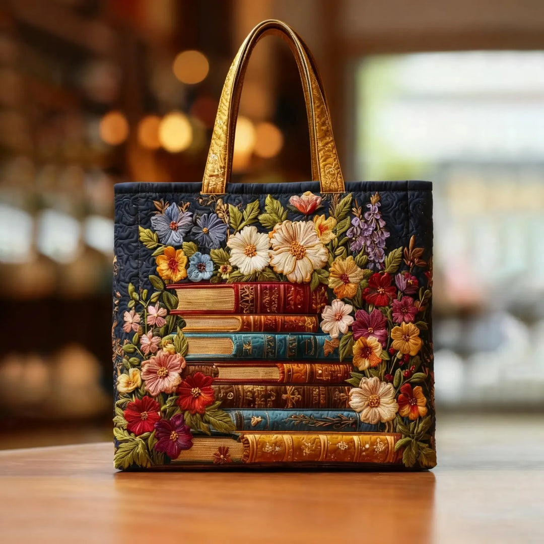 Bolso Tote Hecho a Mano con Estampado Floral