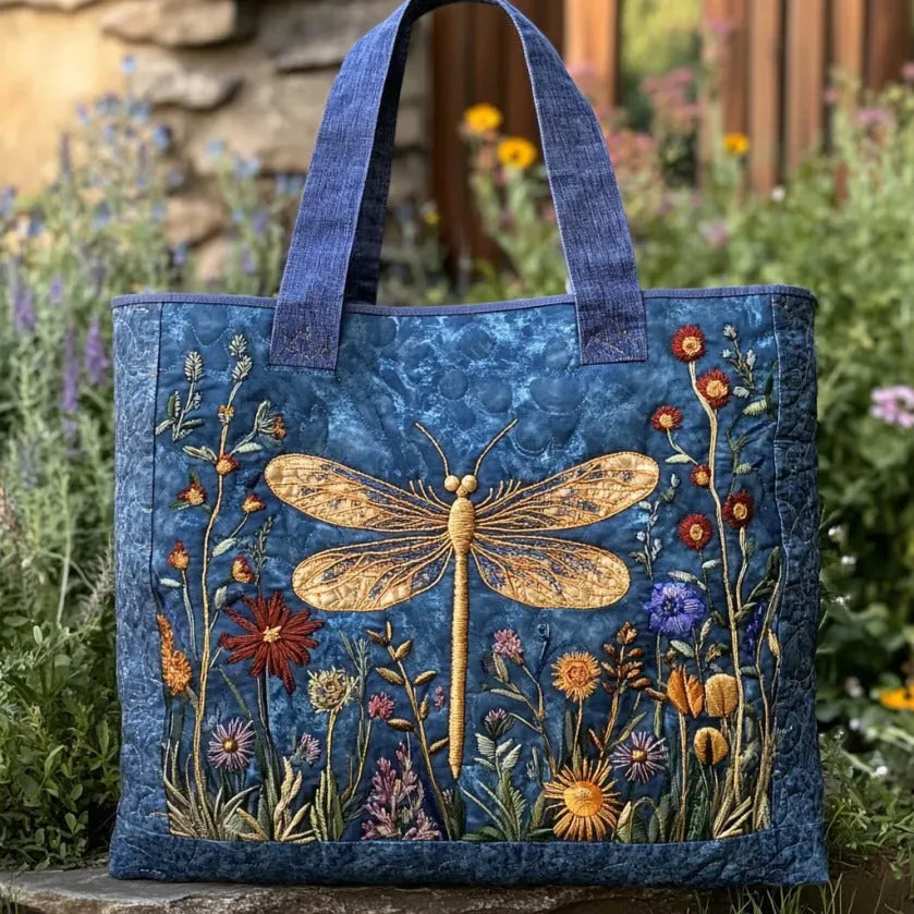 Bolso Tote Acolchado Hecho a Mano