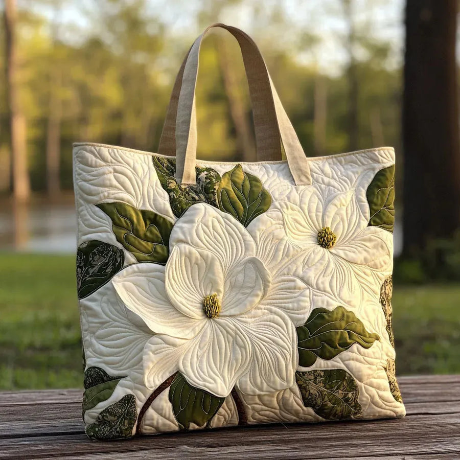 Bolso de Mano Acolchado Elegante con Estampado Floral
