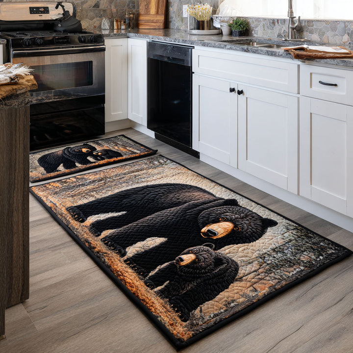 Tapete de Cocina Antideslizante – Oso y Paisaje Natural NCU0DK11674