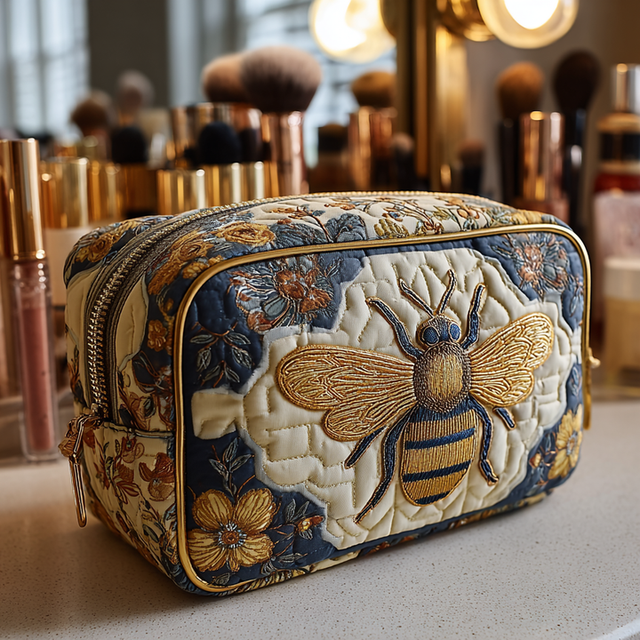 Neceser Acolchado con Abeja Decorativa NCU0DK10419