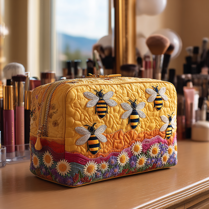 Neceser Acolchado con Abejas y Flores NCU0DK10420