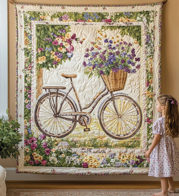 Tapiz Decorativo – Bicicleta con Flores NCU0PT813