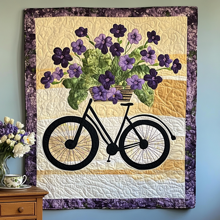 Tapiz Decorativo – Bicicleta con Ramo para Colgar NCU0TL1008