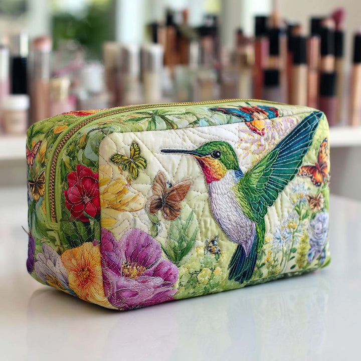 Neceser Acolchado con Flores en Movimiento NCU0NT10158