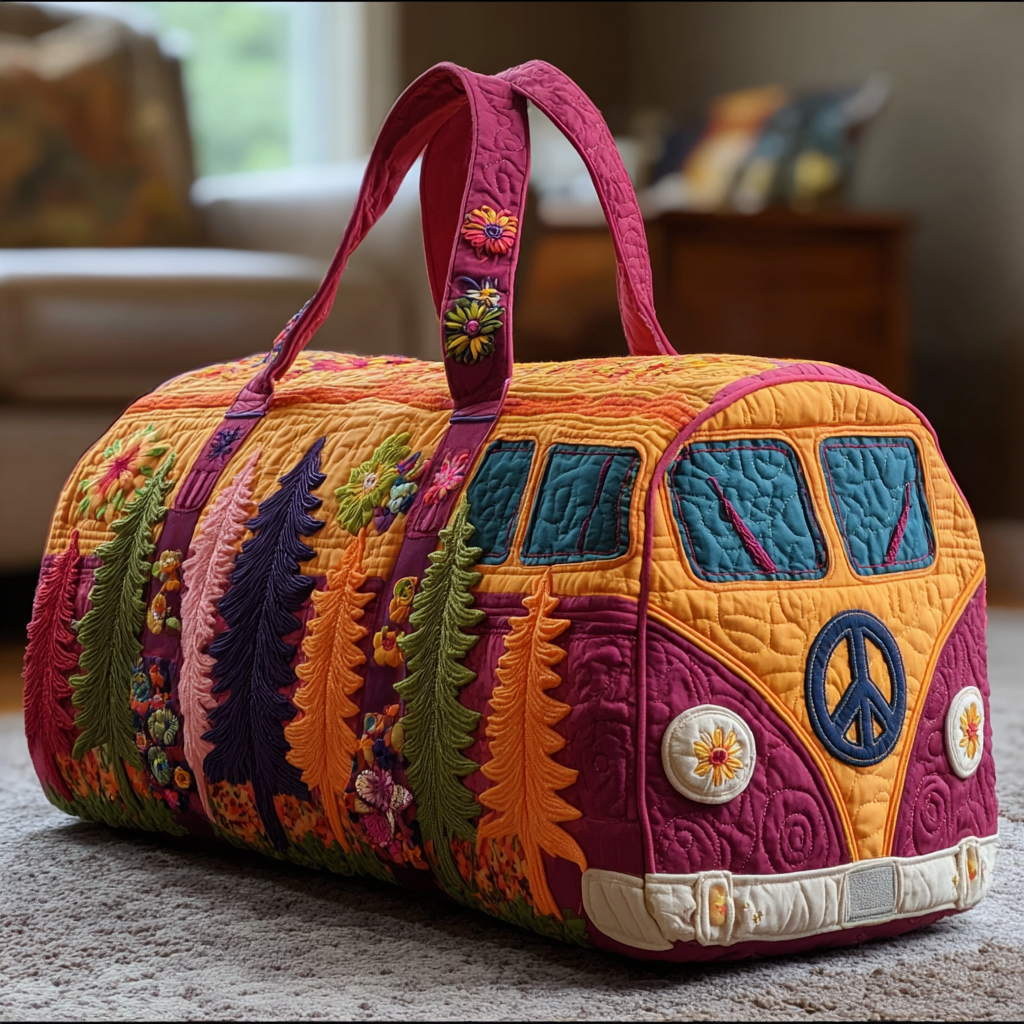 Bolso de Viaje Acolchado – Viaje Floral