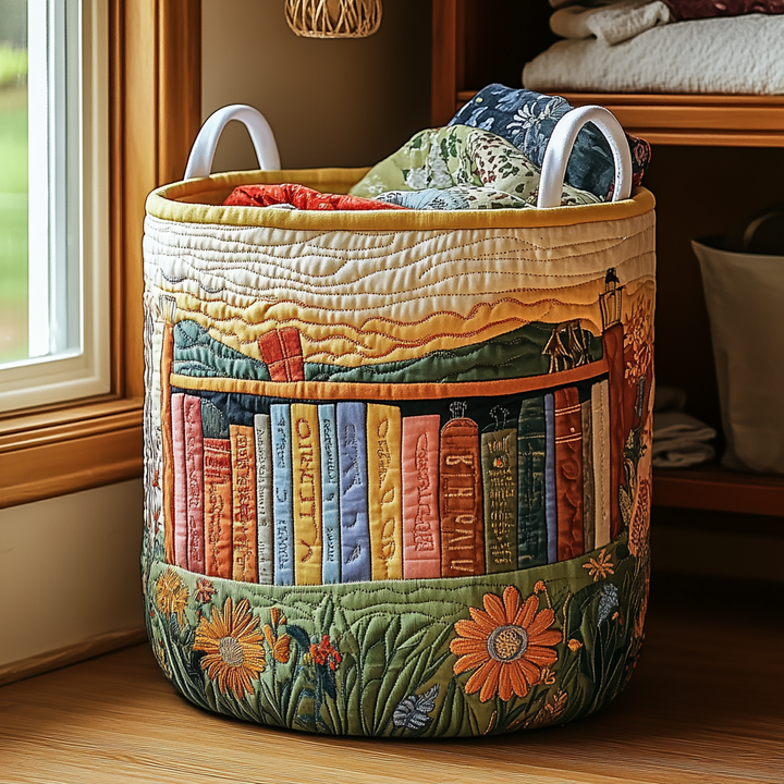Cesta de Ropa Acolchada – con Estampado Floral NCU0DDK833