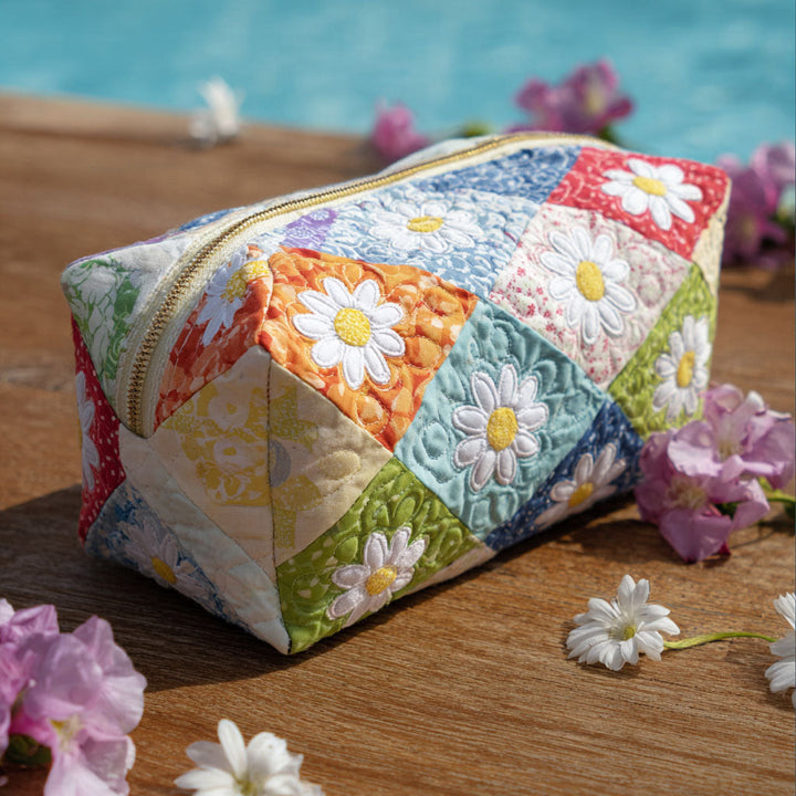 Neceser Acolchado con Estampado Floral NCU0PT9254