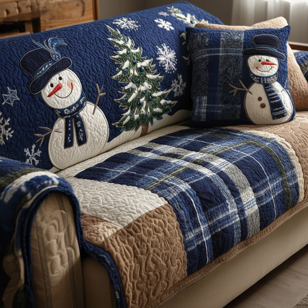 Funda de Sofá Acolchada – Azul Festiva NCU0PT10338