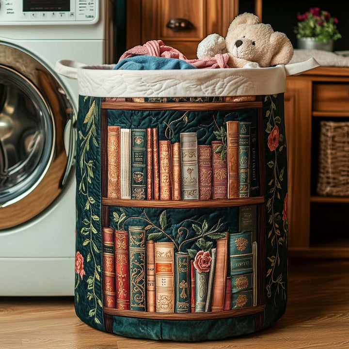 Cesta de Ropa Acolchada – con Estampado Literario NCU0NNT1118