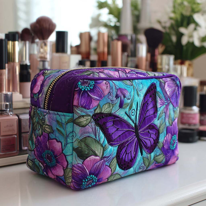 Neceser Acolchado con Mariposas y Flores NCU0NT10167