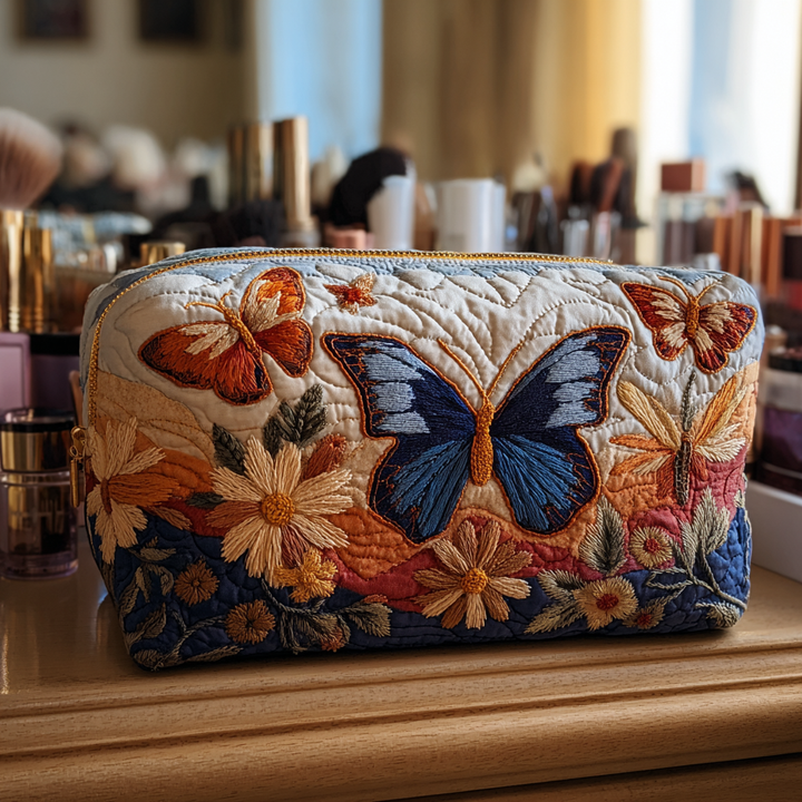Neceser Acolchado con Mariposas Elegantes NCU0DK10506