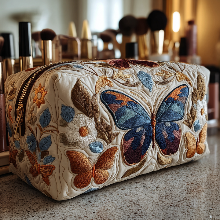 Neceser Acolchado con Mariposas Delicadas NCU0DK10507