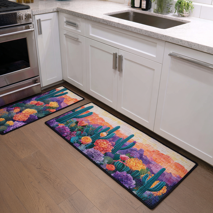Tapete de Cocina Antideslizante – Jardín de Cactus NCU0DK10923