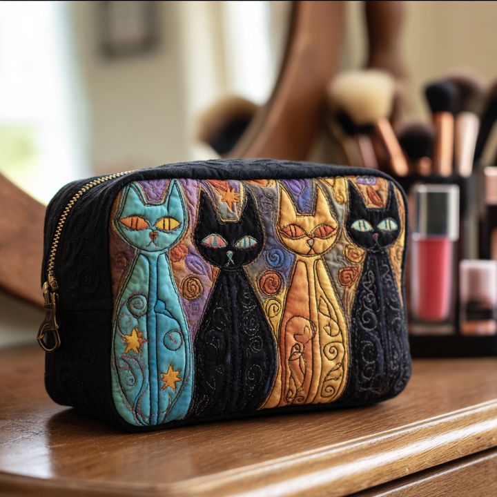 Neceser Acolchado con Gato Soñador NCU0DK10141