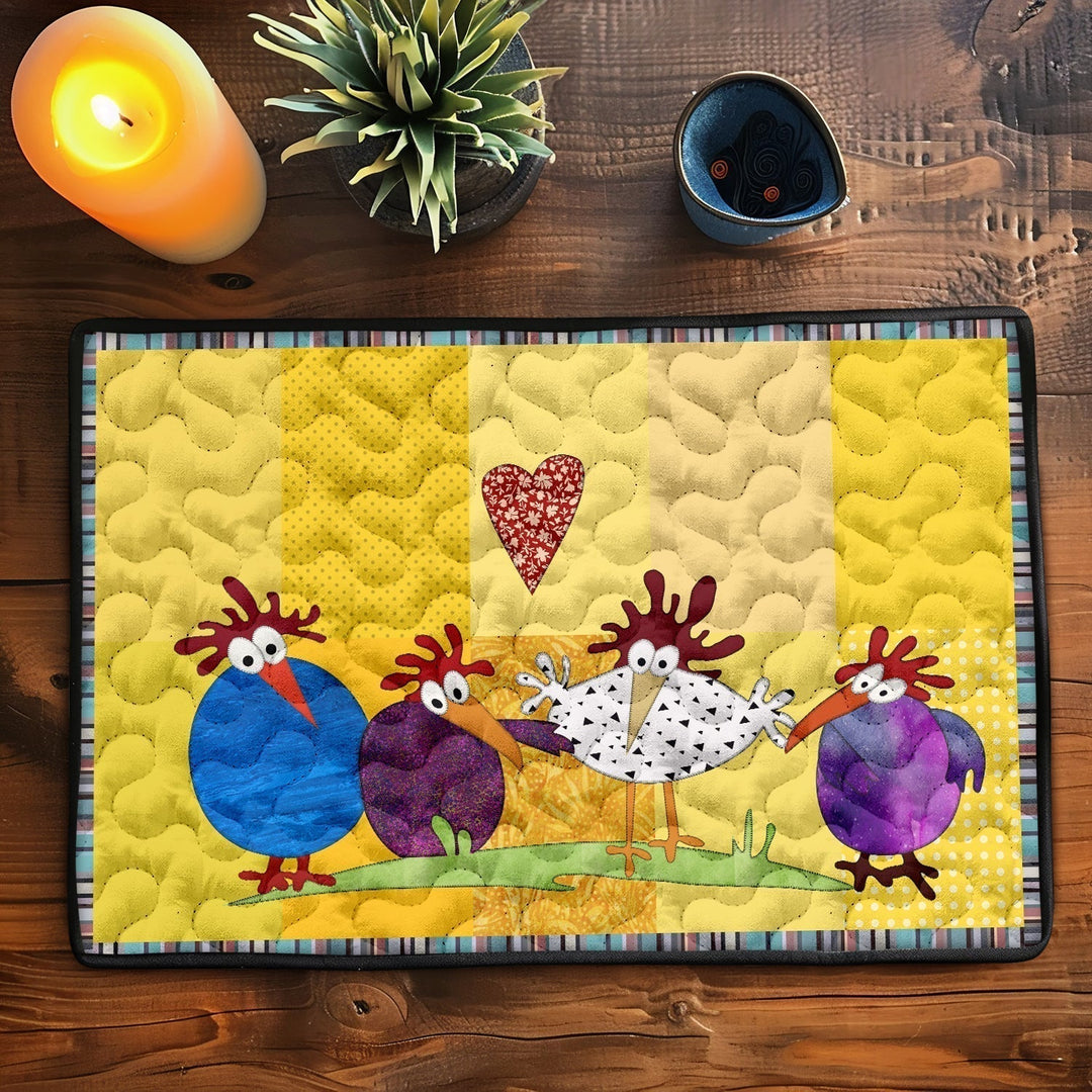 Individuales Acolchados – Gallina NCU0LL009