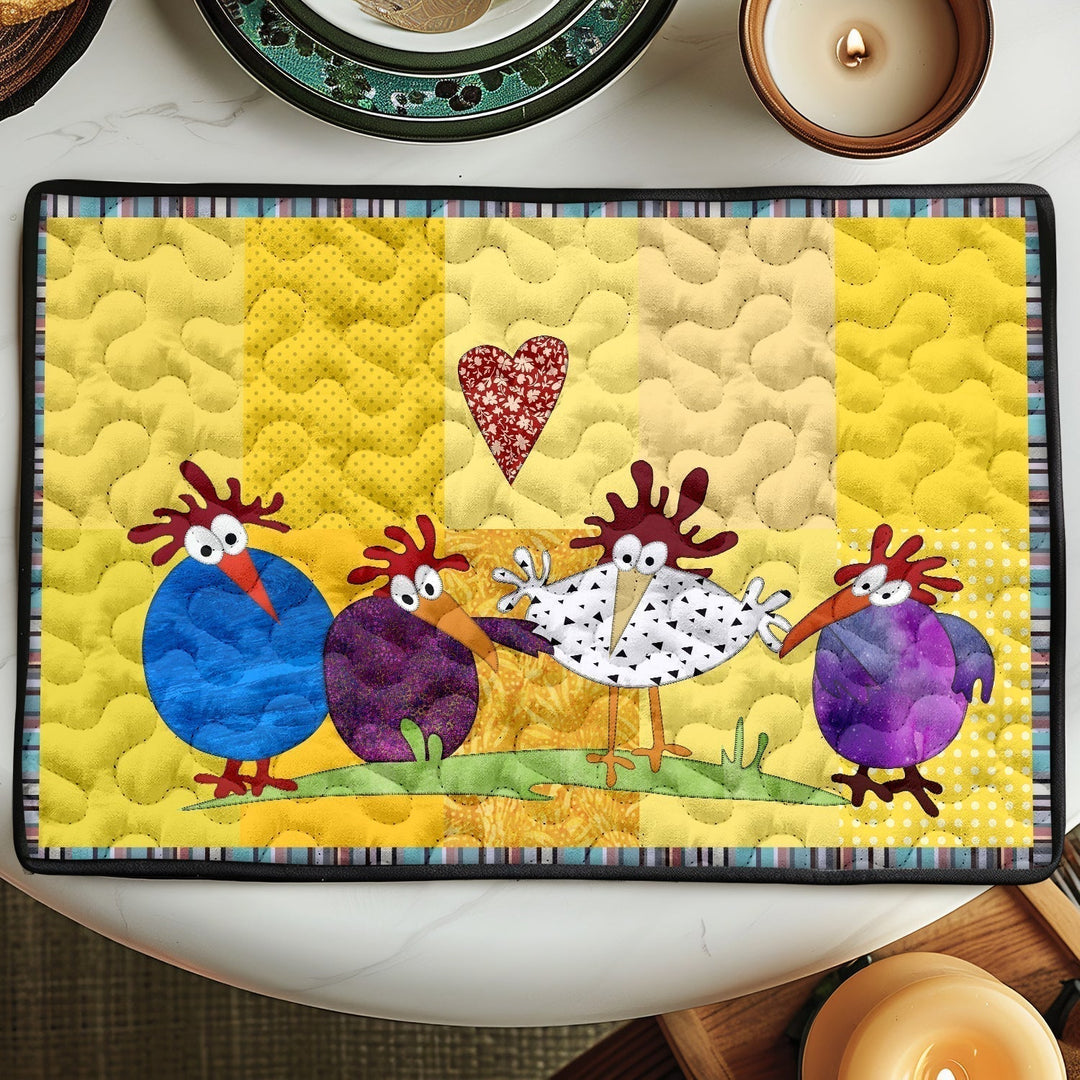 Individuales Acolchados – Gallina NCU0LL009