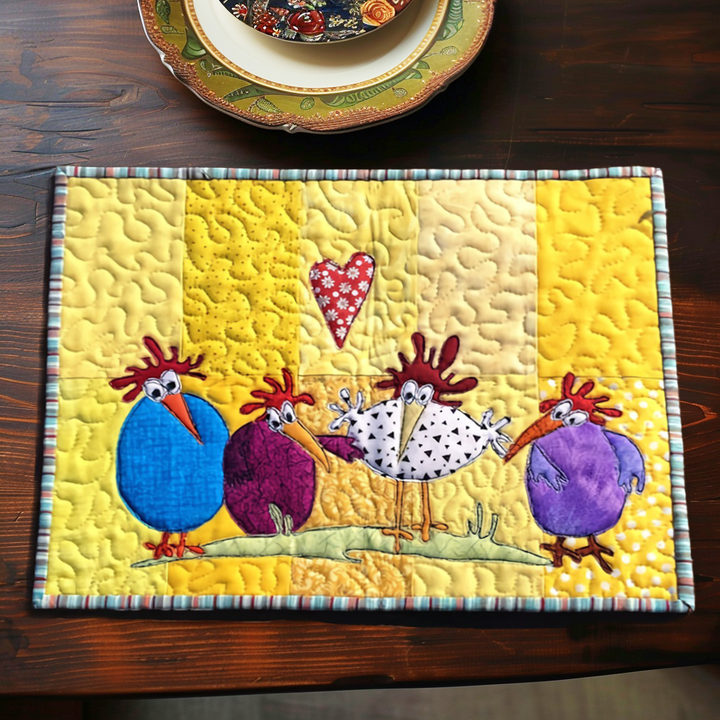 Individuales Acolchados – Gallina NCU0LL009
