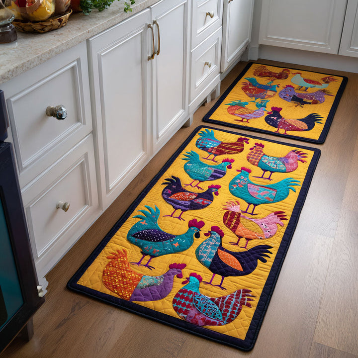 Tapete de Cocina Antideslizante – Tapete de Cocina con Gallinas Decorativas NCU0DK11798