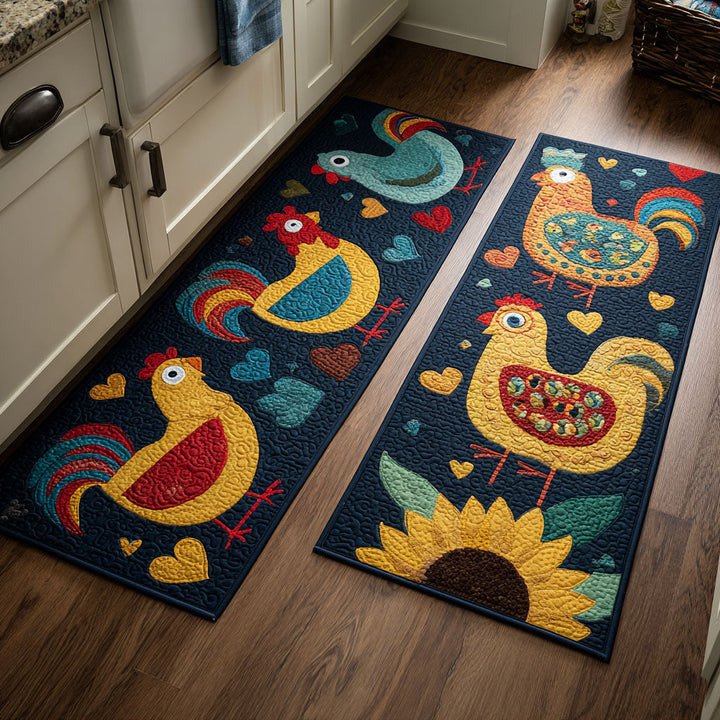 Tapete de Cocina Antideslizante – Tapete de Cocina con Gallinas Decorativas NCU0DK11801