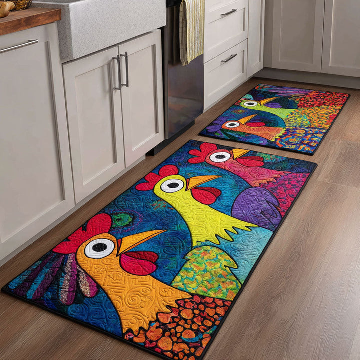 Tapete de Cocina Antideslizante – Gallinas Decorativas NCU0DK11804
