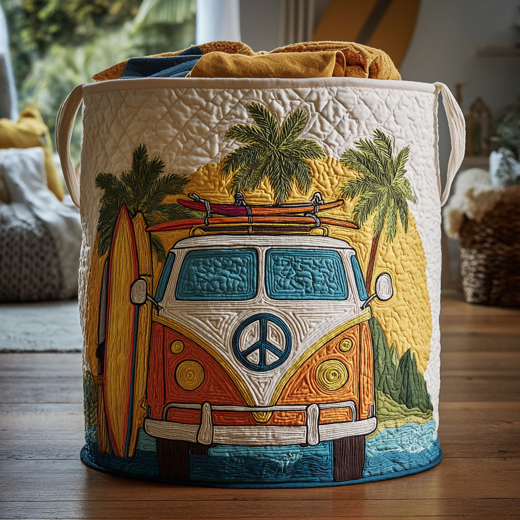 Cesta de Ropa Acolchada – Estilo Hippie Colorido NCU0QN026