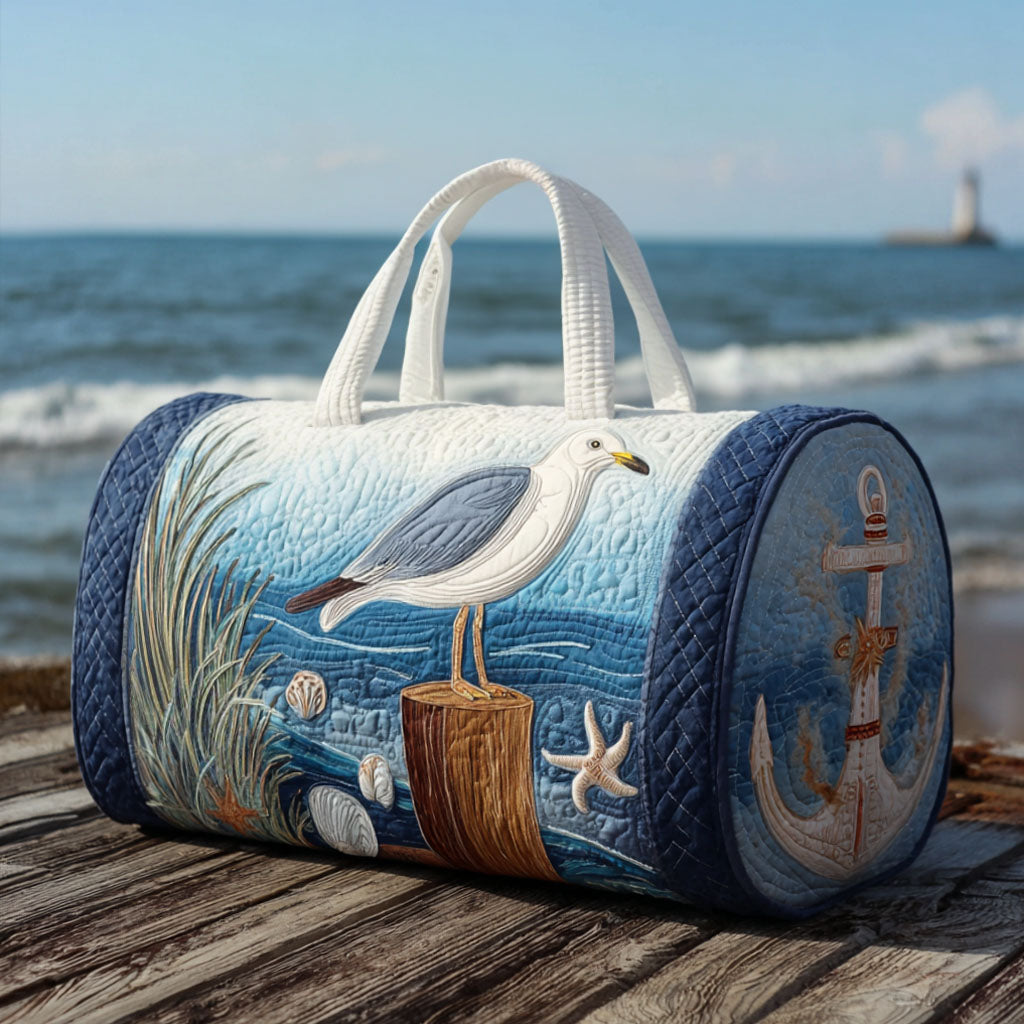 Bolso de Viaje Acolchado – Gaviota en la Costa