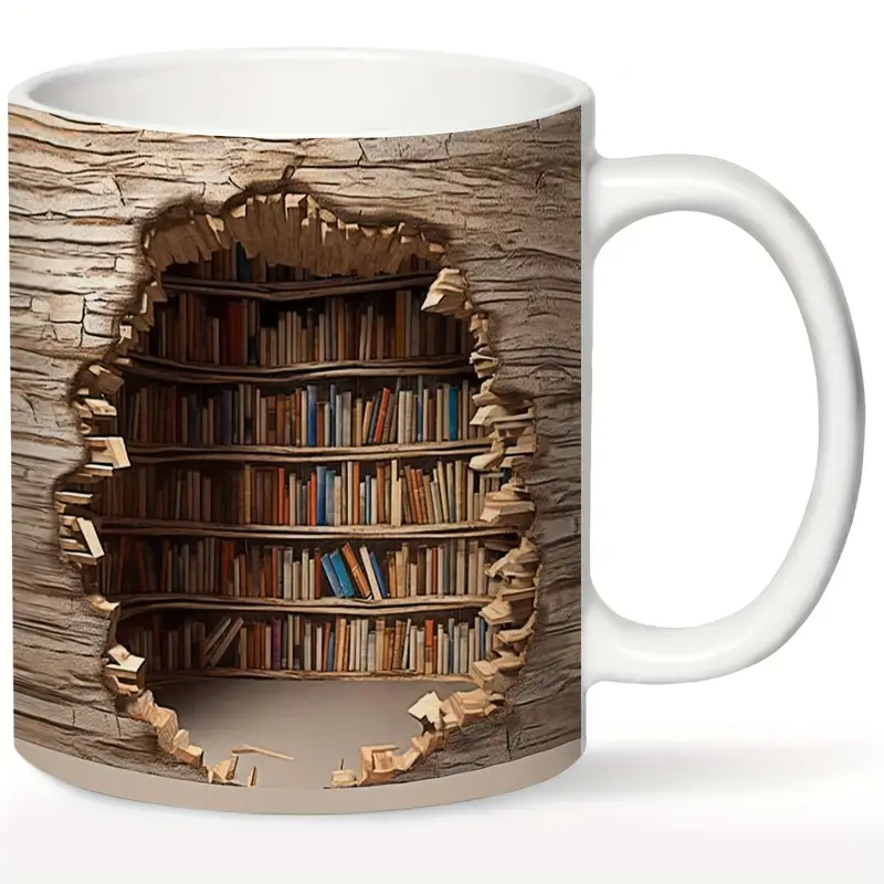 Taza Encantadora de Biblioteca con Activación por Calor