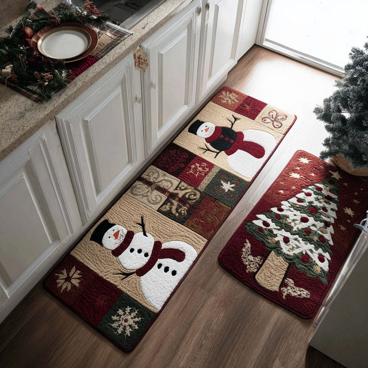 Tapete de Cocina Antideslizante – Navidad Acogedora NCU0PT10150