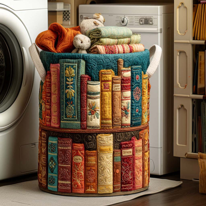 Cesta de Ropa Acolchada – con Estampado Literario NCU0NNT1121