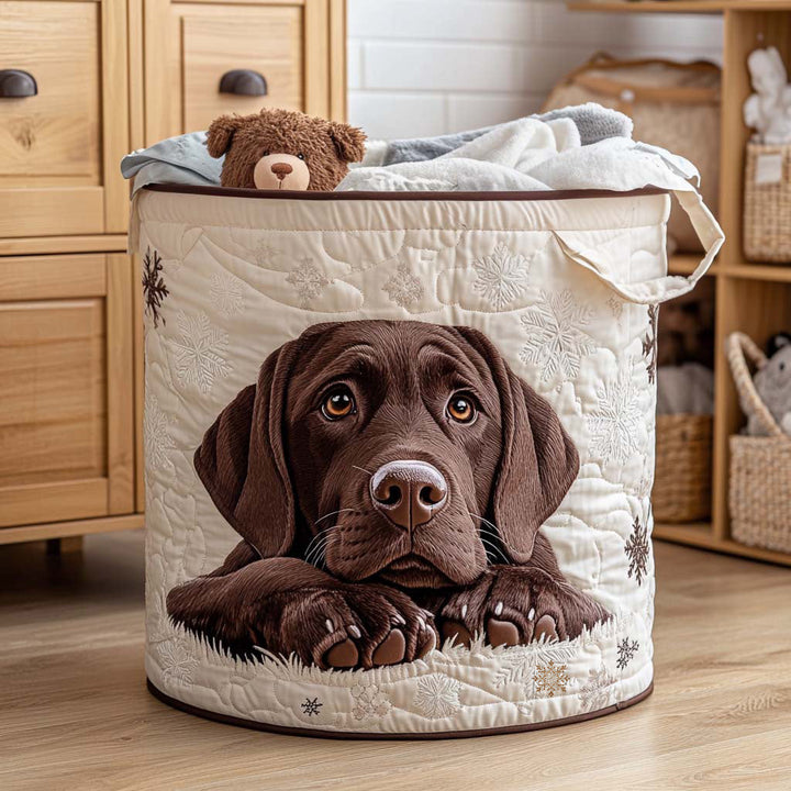 Cesta de Ropa Acolchada – con Motivo de Perro NCU0NNT1745