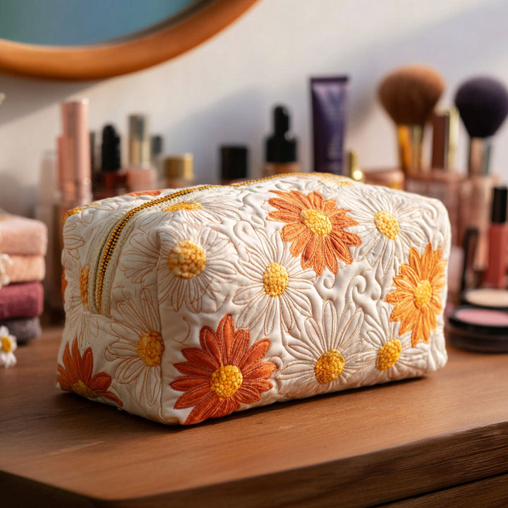 Neceser Acolchado con Motivo Floral NCU0PT9194