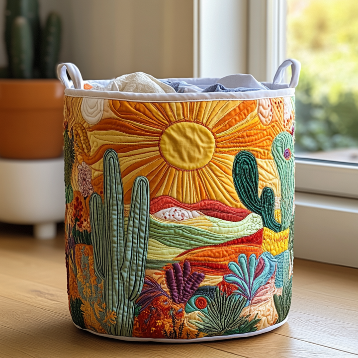 Sol Radiante | Cesta de Ropa Hecha a Mano
