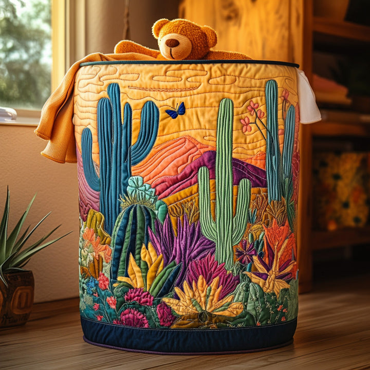 Cesta de Ropa Acolchada – con Cactus NCU0DV687