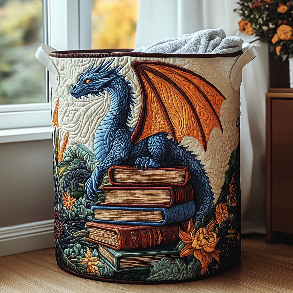 Cesta de Ropa Acolchada – con Dragón NCU0DDK660