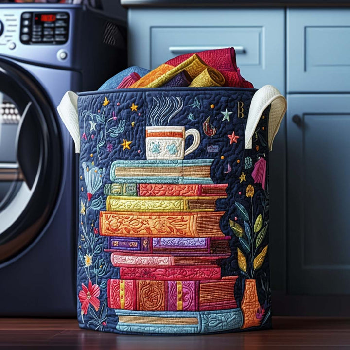 Cesta de Ropa Acolchada – con Estampado Literario NCU0NNT1122