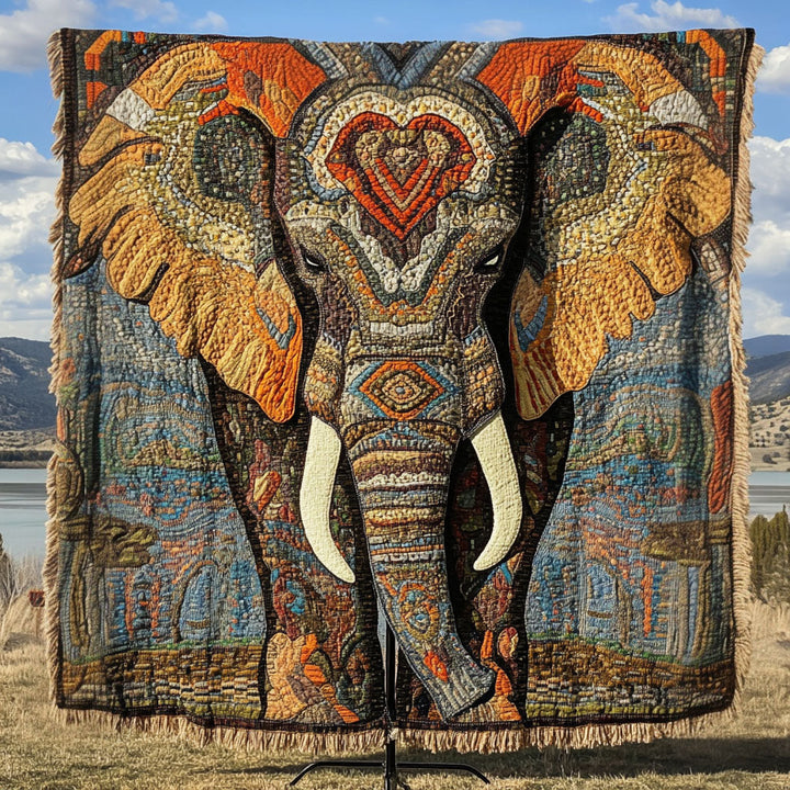 Manta Tejida – Elefante de Safari NCU0PT7313
