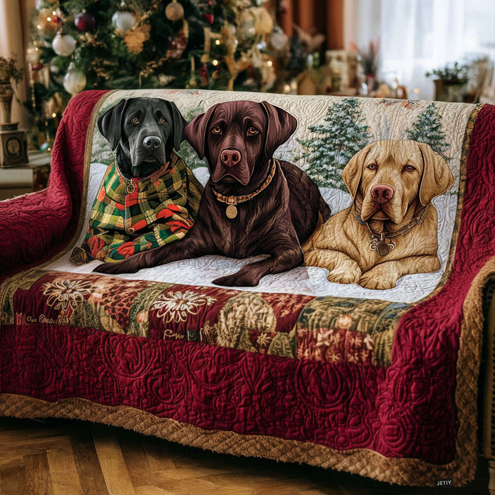 Funda de Sofá Acolchada – con Labrador Retriever NCU0VT339
