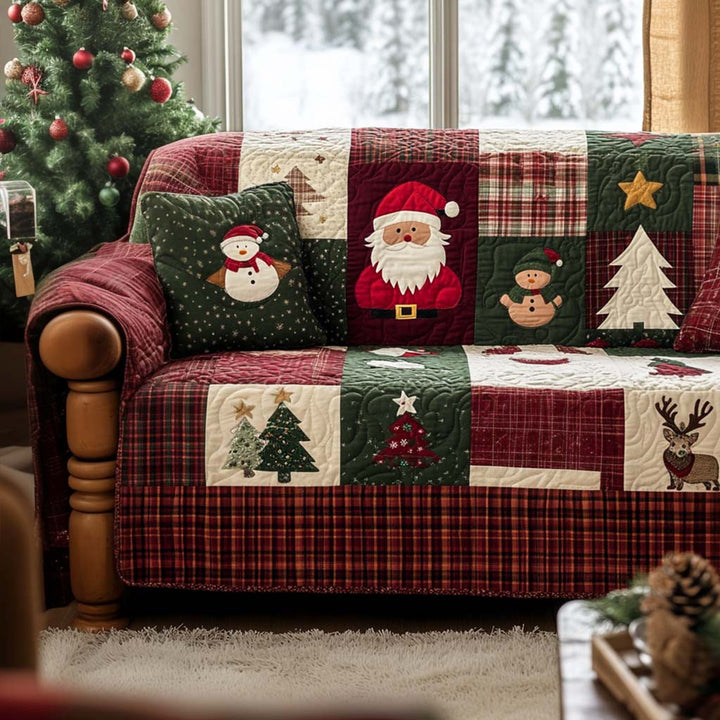 Funda de Sofá Acolchada – con Motivo Navideño NCU0VT301