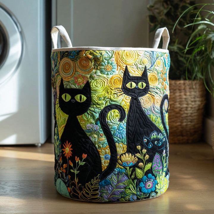 Cesta de Ropa Acolchada – con Gatos NCU0PTT1168