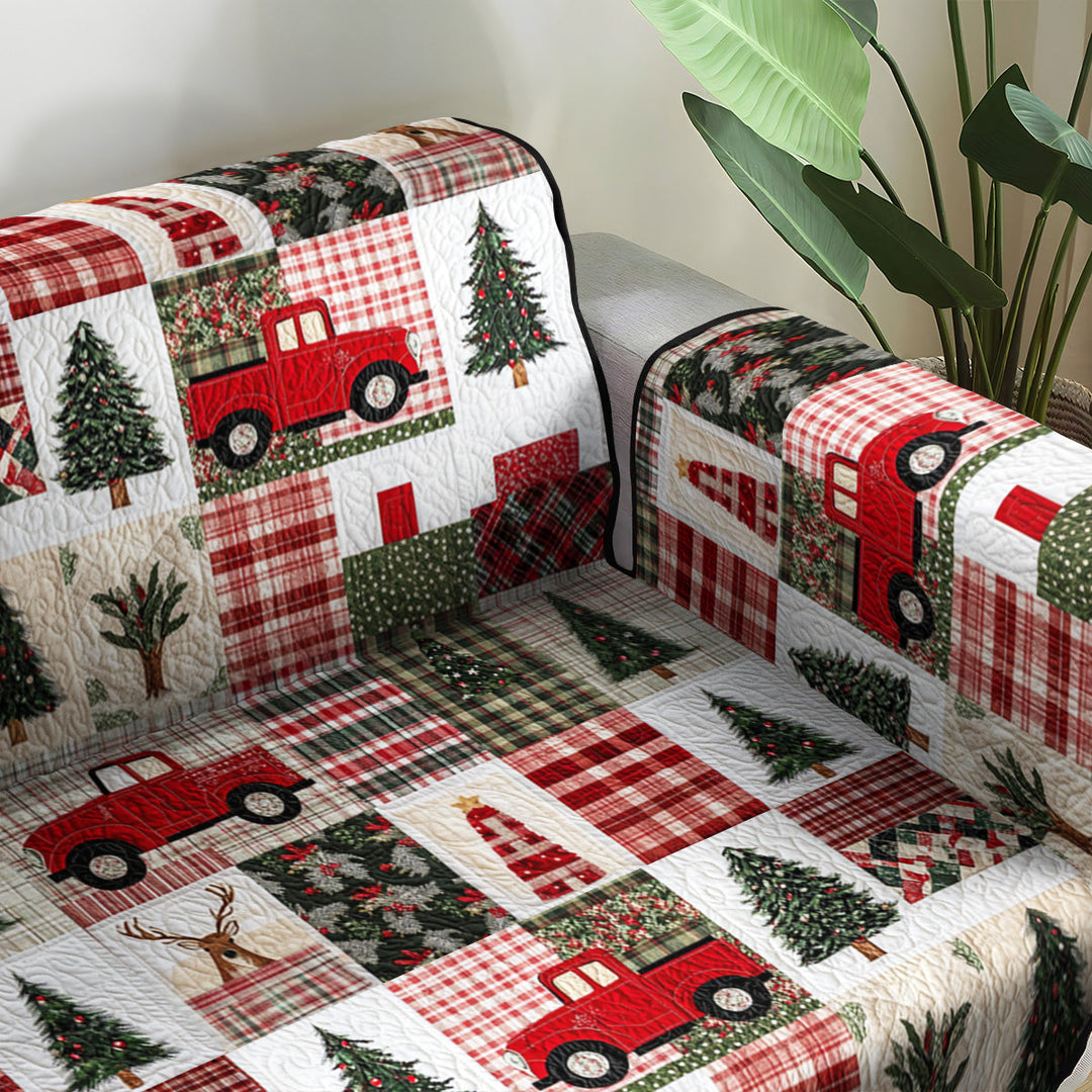 Funda de Sofá Acolchada – con Motivo Navideño NCU0VT283