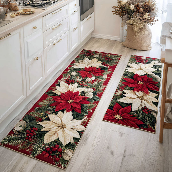 Tapete de Cocina Antideslizante – Navidad Festiva NCU0DK11533