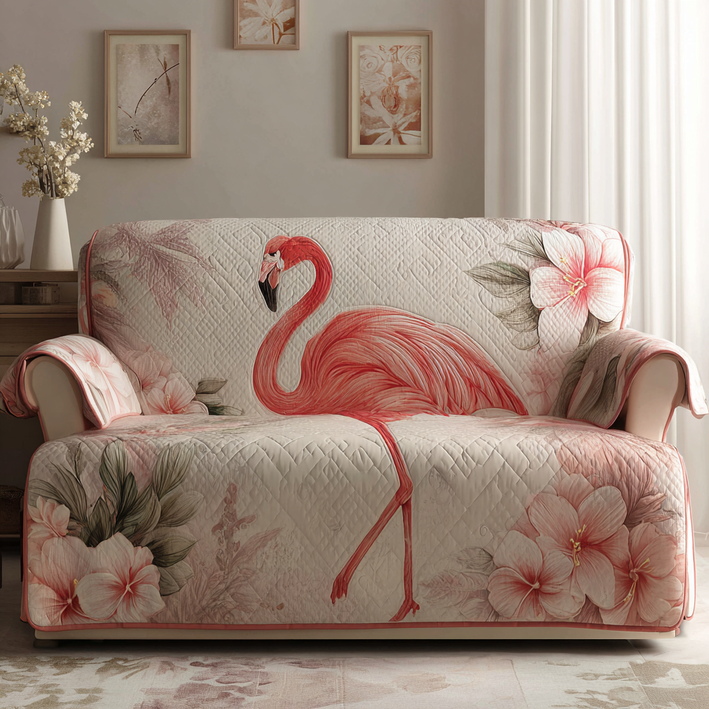 Funda de Sofá Acolchada – con Flamencos NCU0DV8999